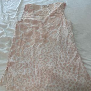 Equipment cheetah print tank top